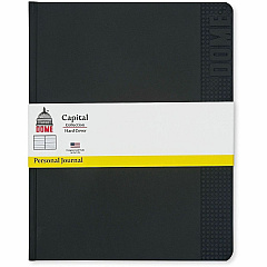 Dome Personal Journal - 8 x 10 Inch Hardcover Black Lined Journal Notebook 192 Pages - 60 lb Basis Weight - 8" x 10" Sheet Size - Bright White Paper - Black Cover - Acid-free Paper, Pocket, Bleed Resistant, Expandable Pocket, Eco-friendly, Durable (30013) Dome Personal Journal - 8 x 10 Inch Hardcover Black Lined Journal Notebook 192 Pages - 60 lb Basis Weight - 8" x 10" Sheet Size - Bright White Paper - Black Cover - Acid-free Paper, Pocket, Bleed Resistant, Expandable Pocket, Eco-friendly, Durable (30013)