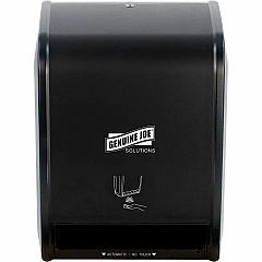 Genuine Joe Solutions Touchless Electronic Towel Dispenser Black - Touch-free, Anti-bacterial - 1 Each (GJO99704) Genuine Joe Solutions Touchless Electronic Towel Dispenser Black - Touch-free, Anti-bacterial - 1 Each (GJO99704)