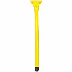 Genuine Joe 60" Jaw-Head Wet Mop Handle 60" Length - Yellow - Metal - 1 Each (GJO14611)
