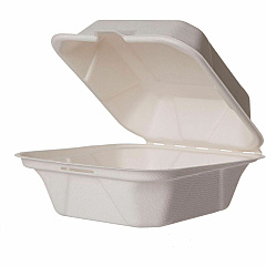 Vegware Compostable Takeout Containers Food Storage, Food, Salad - 6" Diameter - Natural - Fiber Body - 500 / Carton (VWHC61NFA) Vegware Compostable Takeout Containers Food Storage, Food, Salad - 6" Diameter - Natural - Fiber Body - 500 / Carton (VWHC61NFA)