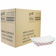 Genuine Joe Paper Food Tray Food - Disposable - Multi - Paper Body - 1 Carton (GJO10312)
