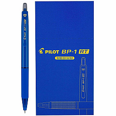 Pilot BP-1 RT Ballpoint Pens 1.0 mm Pen Point - Retractable - Blue Ink - Oil Based - Stainless Steel Tip - Writing, School, Home - 12 / Dozen (21637)