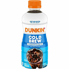 Folgers® Dunkin' Cold Brew Coffee Cold Brewed - 1 Each (01649) Folgers® Dunkin' Cold Brew Coffee Cold Brewed - 1 Each (01649)