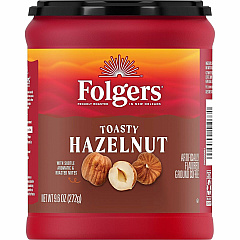 Folgers® Ground Toasty Hazelnut Ground Coffee Medium - Ground - Toasty Hazelnut - 1 Each (11037) Folgers® Ground Toasty Hazelnut Ground Coffee Medium - Ground - Toasty Hazelnut - 1 Each (11037)