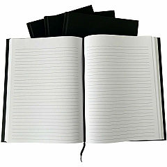 Business Source Hardbound Ruled Linen Journals Hard Bound - Ruled Margin - 7 5/8" x 10 15/64" Sheet Size - Black Cover - Ribbon Marker, Micro Perforated, Hard Cover, Removable, Bookmark - 12 / Carton (BSN10973CT) Business Source Hardbound Ruled Linen Journals Hard Bound - Ruled Margin - 7 5/8" x 10 15/64" Sheet Size - Black Cover - Ribbon Marker, Micro Perforated, Hard Cover, Removable, Bookmark - 12 / Carton (BSN10973CT)