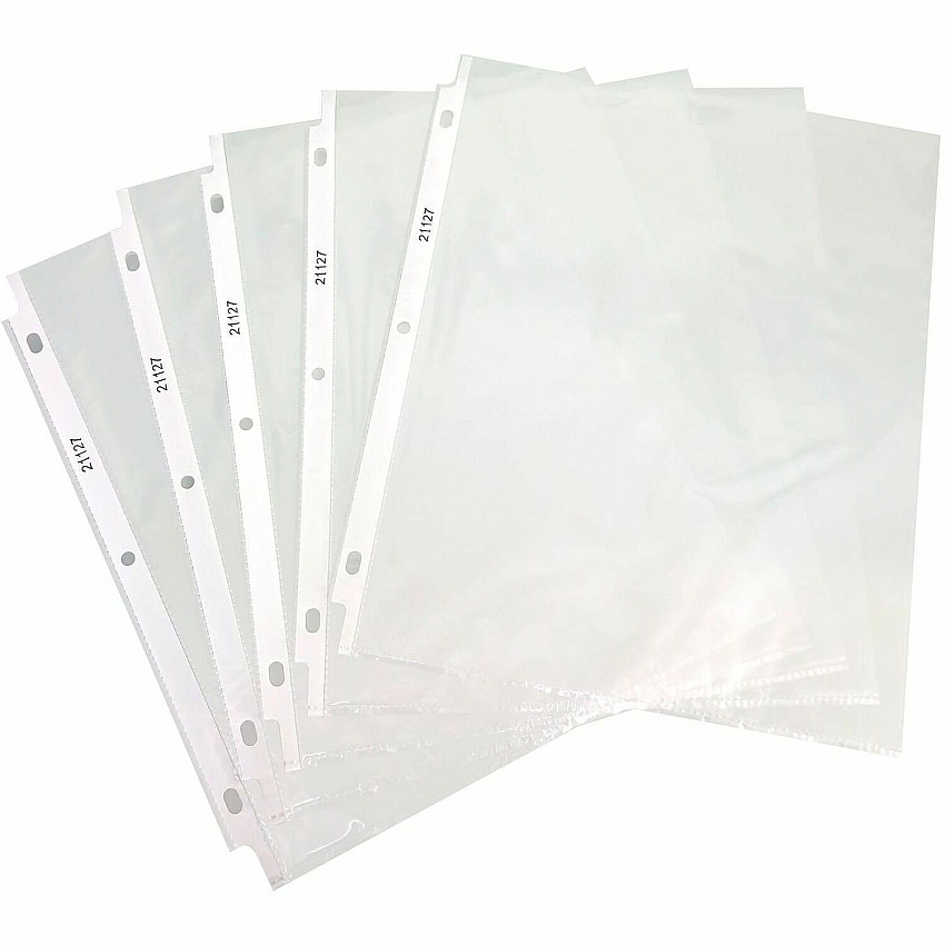 Business Source Nonglare Top-Loading Sheet Protectors Sheet Capacity - For Letter 8 1/2" x 11" Sheet - 3 x Holes - Ring Binder - Top Loading - Clear - Polypropylene - 200/Box - 5 / Carton (BSN21127CT)