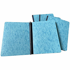 Business Source Letter Report Cover 3" Folder Capacity - 8 1/2" x 11" - Light Blue - 0% Recycled - 4 / Carton (BSN80572CT)