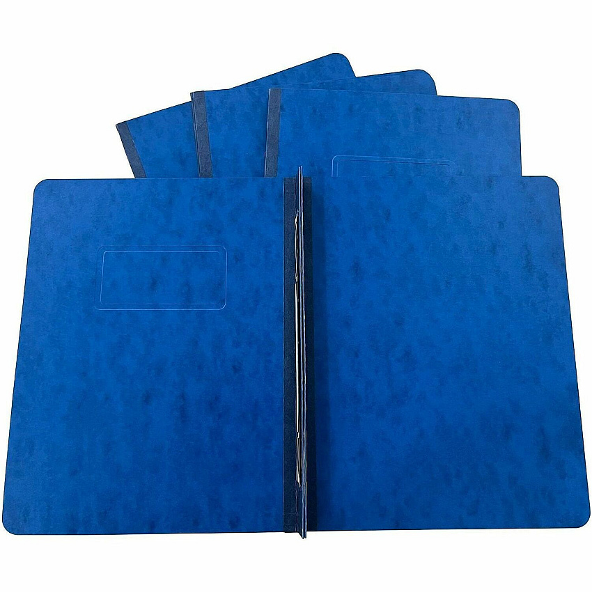 Business Source Letter Report Cover 3" Folder Capacity - 8 1/2" x 11" - Dark Blue - 0% Recycled - 1 Each (BSN80573)