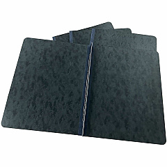 Business Source Letter Report Cover 3" Folder Capacity - 8 1/2" x 11" - Black - 0% Recycled - 25 / Box (BSN80571BX)