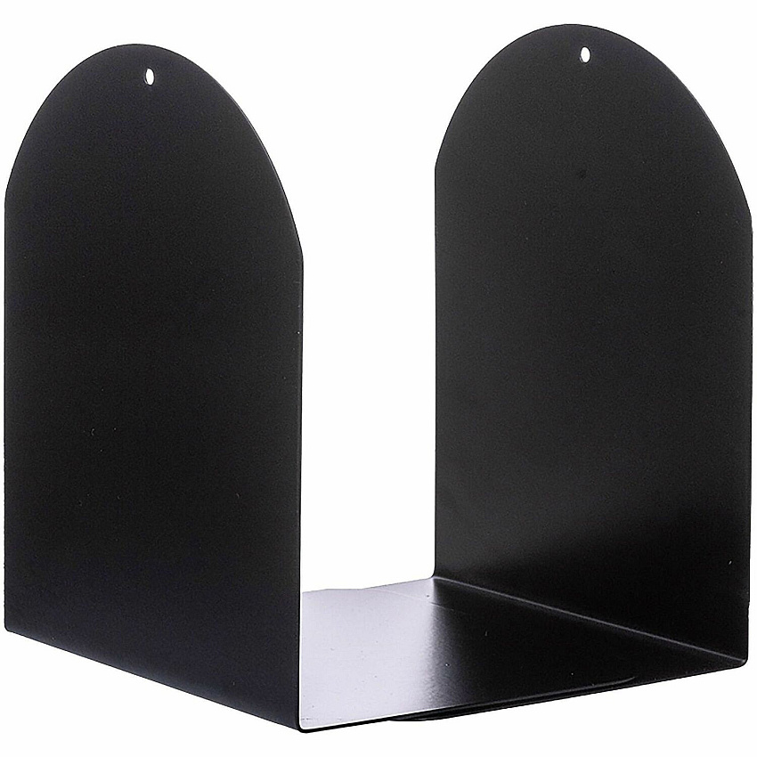 Business Source Steel Bookends 7" Height - Magnetic - Black - Steel - 24 / Carton (BSN54071CT)