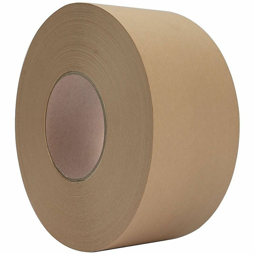 Business Source Reinforced Gummed Paper Tape 150 yd Length x 3" Width - Brown - Temperature Resistant, Water Resistant - For Sealing, Carton - 10/Box - 1 Carton (BSN32939)