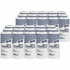 Genuine Joe Kitchen Roll Paper Towels 2 Ply - 11" Width x 105.60" Length - 100 Sheets/Roll - White - 30 Rolls/Carton - 1 Carton (GJO24100) Genuine Joe Kitchen Roll Paper Towels 2 Ply - 11" Width x 105.60" Length - 100 Sheets/Roll - White - 30 Rolls/Carton - 1 Carton (GJO24100)