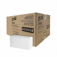 Genuine Joe Single-Fold Towels Singlefold - White - 1 Carton (GJO21021)