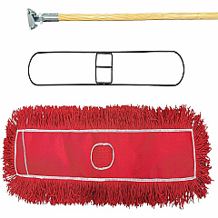 Genuine Joe Genuine Joe Dust Mop Kit Streak-free - Red - 1 Kit (GJO00486) Genuine Joe Genuine Joe Dust Mop Kit Streak-free - Red - 1 Kit (GJO00486)