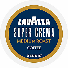 Lavazza K-Cup, Pod, Ground Super Crema K-Cup Coffee Pods Compatible with Keurig Brewer - Medium - K-Cup, Pod, Ground - Super Crema - Kosher - 22 Boxes/Carton - 4 / Carton (0911CT) Lavazza K-Cup, Pod, Ground Super Crema K-Cup Coffee Pods Compatible with Keurig Brewer - Medium - K-Cup, Pod, Ground - Super Crema - Kosher - 22 Boxes/Carton - 4 / Carton (0911CT)
