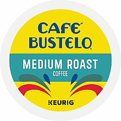 Cafe Bustelo Café Bustelo K-Cup, Pod Medium-Roast K-Cup Coffee Pods Compatible with Keurig Brewer - Medium - K-Cup, Pod - Dark Chocolate - Kosher - 22 Boxes/Carton - 4 / Carton (2861CT) Cafe Bustelo Café Bustelo K-Cup, Pod Medium-Roast K-Cup Coffee Pods Compatible with Keurig Brewer - Medium - K-Cup, Pod - Dark Chocolate - Kosher - 22 Boxes/Carton - 4 / Carton (2861CT)