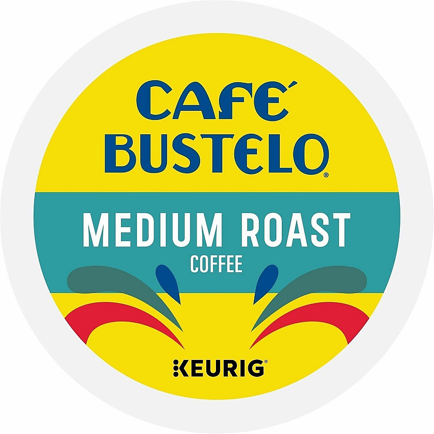 Cafe Bustelo Caf&eacute; Bustelo K-Cup, Pod Medium-Roast K-Cup Coffee Pods Compatible with Keurig Brewer - Medium - K-Cup, Pod - Dark Chocolate - Kosher - 22 Boxes/Carton - 4 / Carton (2861CT)