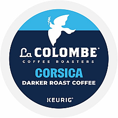 La Colombe K-Cup, Pod, Ground Corsica K-Cup Coffee Pods Compatible with Keurig Brewer - Dark/Bold - K-Cup, Pod, Ground - Cocoa, Corsica - Kosher - 20 Boxes/Carton - 4 / Carton (0328CT)