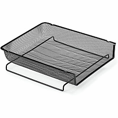 Lorell Mesh Desktop Organizer Tray Stackable - Stackable, Durable - Black - Mesh, Metal - 1 Each (LLR84134) Lorell Mesh Desktop Organizer Tray Stackable - Stackable, Durable - Black - Mesh, Metal - 1 Each (LLR84134)