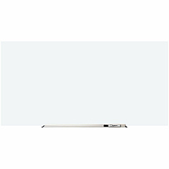 Lorell Magnetic Glass Board 72" (6 ft) Width x 48" (4 ft) Height - White Glass Surface - Magnetic - Wipeable, Mark Resistant, Smudge Resistant - Assembly Required - 1 Each (LLR55666) Lorell Magnetic Glass Board 72" (6 ft) Width x 48" (4 ft) Height - White Glass Surface - Magnetic - Wipeable, Mark Resistant, Smudge Resistant - Assembly Required - 1 Each (LLR55666)