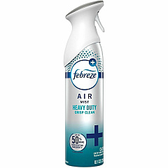 Febreze Heavy-Duty Air Freshener Spray Spray - 8.1 fl oz (0.3 quart) - Crisp Clean - Odor Neutralizer, Heavy Duty, VOC-free - 6 / Carton (19924) Febreze Heavy-Duty Air Freshener Spray Spray - 8.1 fl oz (0.3 quart) - Crisp Clean - Odor Neutralizer, Heavy Duty, VOC-free - 6 / Carton (19924)