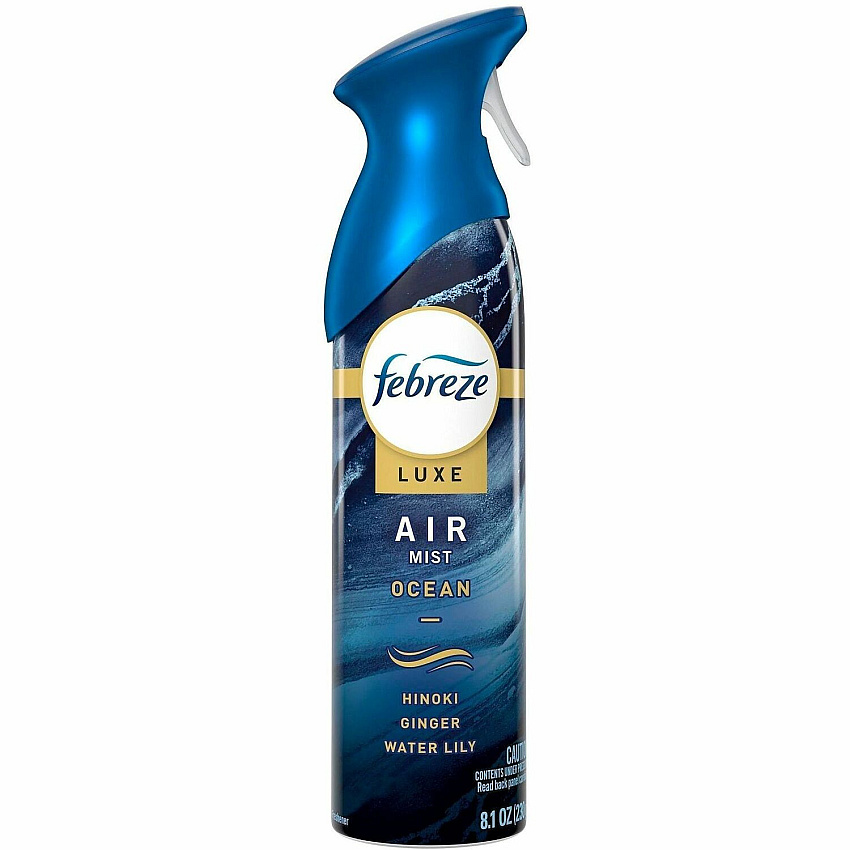 Febreze Air Mist Air Freshener Spray Spray - 8.1 fl oz (0.3 quart) - Warm Ocean Breeze - Odor Neutralizer, Long Lasting - 6 / Carton (19940)