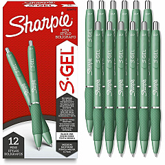 Sharpie S-Gel Pens 0.7 mm Pen Point - Black Ink - Gel-based - Writing, Home, School, Office - 12 / Dozen (2234773) Sharpie S-Gel Pens 0.7 mm Pen Point - Black Ink - Gel-based - Writing, Home, School, Office - 12 / Dozen (2234773)