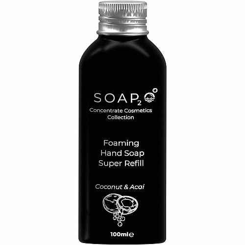 SOAP2O Coconut Hand Soap Coconut Scent - 3.38 fl oz - Hand - Clear - 4/Box - 10 / Carton (S2OAB100CT)
