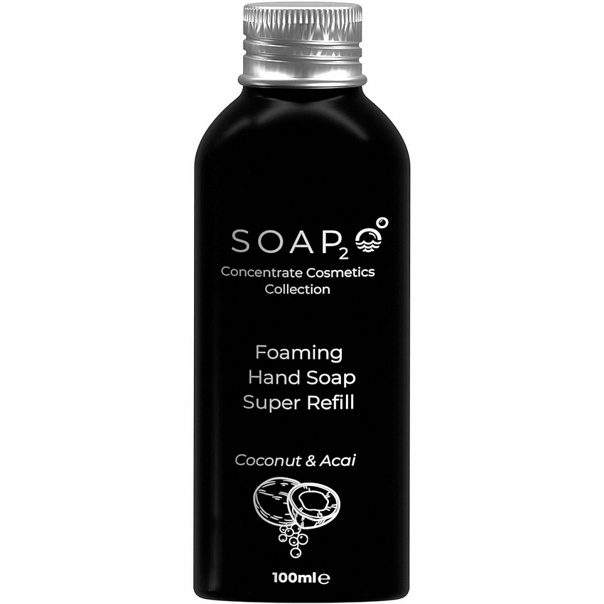 SOAP2O Coconut Hand Soap Coconut Scent - 3.38 fl oz - Hand - Clear - 4/Box - 10 / Carton (S2OAB100CT)