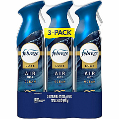 Febreze Air Mist Air Freshener Spray Spray - 8.1 fl oz (0.3 quart) - Warm Ocean Breeze - Odor Neutralizer, Long Lasting - 4 / Carton (20554) Febreze Air Mist Air Freshener Spray Spray - 8.1 fl oz (0.3 quart) - Warm Ocean Breeze - Odor Neutralizer, Long Lasting - 4 / Carton (20554)