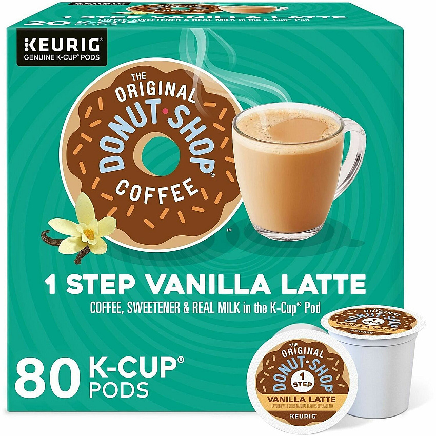 Diedrich K-Cup, Pod TODS 1-Step Latte K-Cups Dark - K-Cup, Pod - Latte, Colombian, Vanilla - 20 Coffee/Box - 4 / Carton (8177CT)