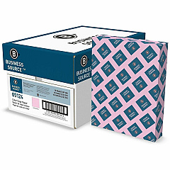 Business Source Multipurpose Color Paper Letter - 8 1/2" x 11" - 20 lb Basis Weight - Sustainable Forestry Initiative (SFI) - Archival-safe, Acid-free, Lint-free, Precision-cut - Pink - 5000 Sheets - 500 Sheets per Ream - 10 / Carton (BSN05124) Business Source Multipurpose Color Paper Letter - 8 1/2" x 11" - 20 lb Basis Weight - Sustainable Forestry Initiative (SFI) - Archival-safe, Acid-free, Lint-free, Precision-cut - Pink - 5000 Sheets - 500 Sheets per Ream - 10 / Carton (BSN05124)