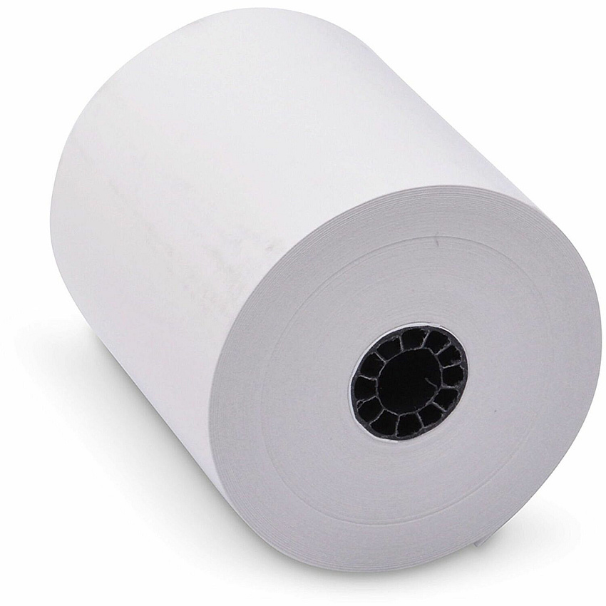 Business Source Thermal Printing Paper Rolls Unperforated - White - 50 / Carton (BSN25349)