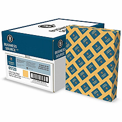 Business Source Multipurpose Color Paper Letter - 8 1/2" x 11" - 20 lb Basis Weight - Sustainable Forestry Initiative (SFI) - Archival-safe, Acid-free, Lint-free, Precision-cut - Goldenrod - 5000 Sheets - 500 Sheets per Ream - 10 / Carton (BSN05125) Business Source Multipurpose Color Paper Letter - 8 1/2" x 11" - 20 lb Basis Weight - Sustainable Forestry Initiative (SFI) - Archival-safe, Acid-free, Lint-free, Precision-cut - Goldenrod - 5000 Sheets - 500 Sheets per Ream - 10 / Carton (BSN05125)