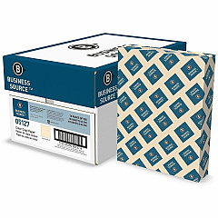 Business Source Multipurpose Color Paper Letter - 8 1/2" x 11" - 20 lb Basis Weight - Sustainable Forestry Initiative (SFI) - Archival-safe, Acid-free, Lint-free, Precision-cut - Ivory - 5000 Sheets - 500 Sheets per Ream - 10 / Carton (BSN05127) Business Source Multipurpose Color Paper Letter - 8 1/2" x 11" - 20 lb Basis Weight - Sustainable Forestry Initiative (SFI) - Archival-safe, Acid-free, Lint-free, Precision-cut - Ivory - 5000 Sheets - 500 Sheets per Ream - 10 / Carton (BSN05127)