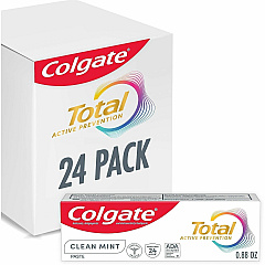 Palmolive Travel-Size Fluoride Toothpaste White, Clean Mint - 24 / Carton (61044324)