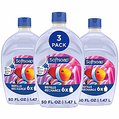 Softsoap Liquid Hand Soap Fresh & Light Scent - 1.56 quart - Flip Top Bottle Dispenser - Dirt Remover, Bacteria Remover - Hand, Skin - Moisturizing - Antibacterial - Clear - Hygienic, pH Balanced - 3 / Carton (61046102) Softsoap Liquid Hand Soap Fresh & Light Scent - 1.56 quart - Flip Top Bottle Dispenser - Dirt Remover, Bacteria Remover - Hand, Skin - Moisturizing - Antibacterial - Clear - Hygienic, pH Balanced - 3 / Carton (61046102)