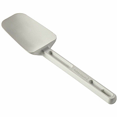 Rubbermaid Commercial 9-1/2" Spoon-shaped Spatula 1 Piece(s) - Spatula - Spatula - Breakroom, Food - Dishwasher Safe - Clear - 1 Each (1933WHT)