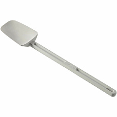 Rubbermaid Commercial 9-1/2" Spoon-shaped Spatula 1 Piece(s) - Spatula - Spatula - Breakroom, Food - Dishwasher Safe - White - 1 Each (1938WHT)