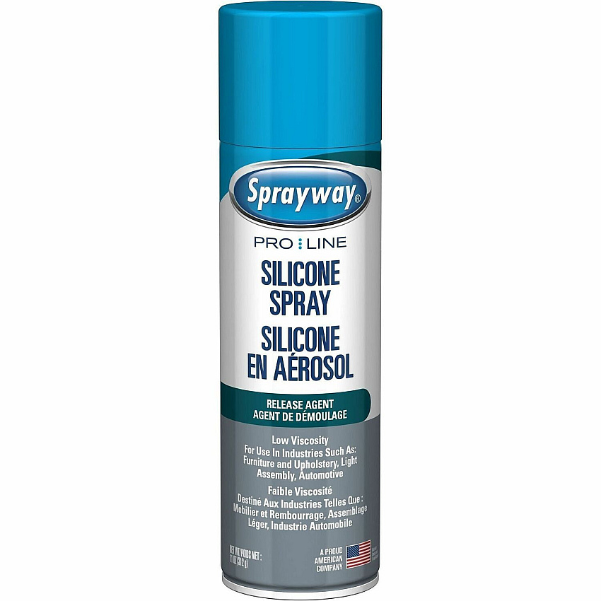 Sprayway Silicone Release Agent For Multi Surface - Spray - 11 fl oz (0.3 quart) - Solvent Scent - Recommended For: Grease Remover, Oil Remover, Corrosion Remover - Grease Resistant, Film-free, Quick Drying, Non-staining, No-wax, Residue-free, Non (SW945)