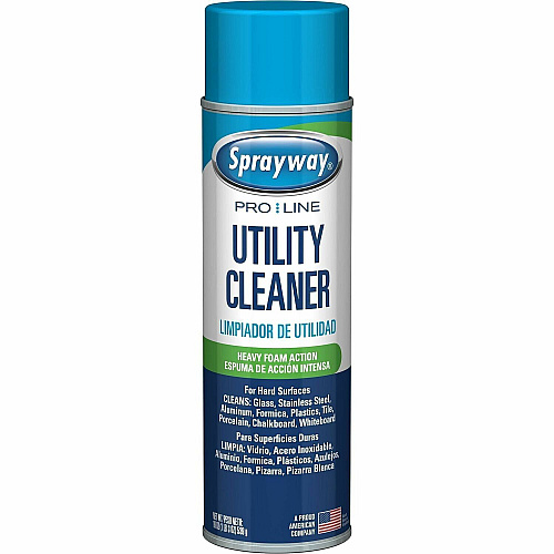 Sprayway Utility Cleaner For Industry - Foam - 19 fl oz (0.6 quart) - Recommended For: Dirt Remover, Grime Remover, Grease Remover, Bug Remover - Green - 12 / Carton (SW862)