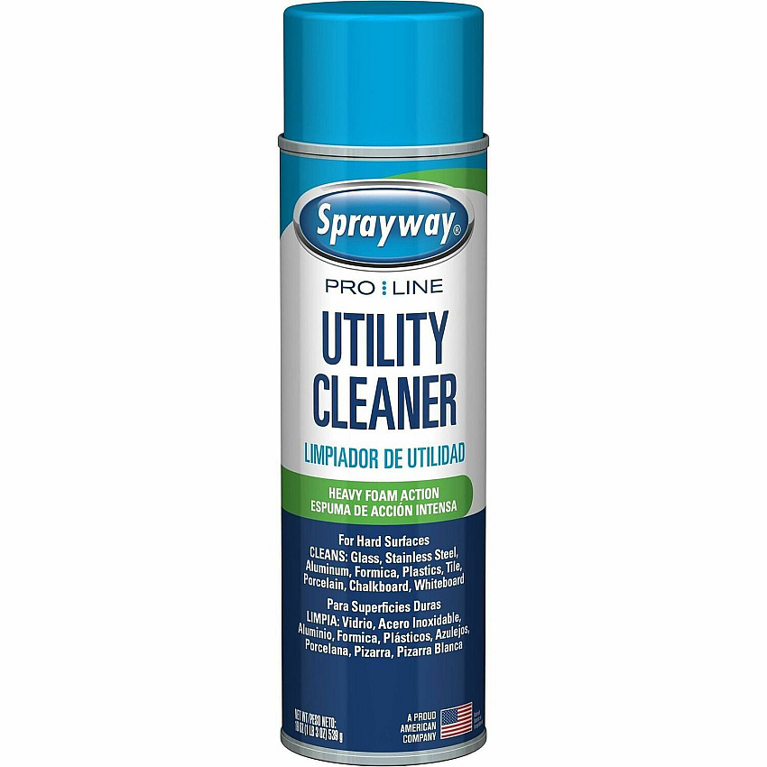 Sprayway Utility Cleaner For Industry - Foam - 19 fl oz (0.6 quart) - Recommended For: Dirt Remover, Grime Remover, Grease Remover, Bug Remover - Green - 12 / Carton (SW862)