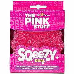 The Pink Stuff Sqeezy Dual Sided Sponge & Scrubber 12 / Carton - Pink (823773) The Pink Stuff Sqeezy Dual Sided Sponge & Scrubber 12 / Carton - Pink (823773)