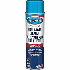 Sprayway Oven & Grill Cleaner For Multipurpose - Foam - 18 fl oz (0.6 quart) - Recommended For: Grease Remover, Food Remover, Soil Remover - Heavy Duty - Blue - 12 / Carton (SW826) Sprayway Oven & Grill Cleaner For Multipurpose - Foam - 18 fl oz (0.6 quart) - Recommended For: Grease Remover, Food Remover, Soil Remover - Heavy Duty - Blue - 12 / Carton (SW826)