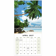 Mead Paradise Monthly Wall Calendar Monthly - 12 Month - January 2027 to December 2027 - 12" x 12" Sheet Size - 1.37" x 1.56" Block - Wall Mount - 1 Each (LME17810) Mead Paradise Monthly Wall Calendar Monthly - 12 Month - January 2027 to December 2027 - 12" x 12" Sheet Size - 1.37" x 1.56" Block - Wall Mount - 1 Each (LME17810)