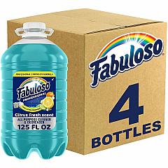 Fabuloso Ocean Multi-use Cleaner For Multipurpose - Concentrate - Liquid - 125 fl oz (3.9 quart) - Citrus, Fresh, Lavender Scent - Recommended For: Grease Remover, Stain Remover - Long Lasting, Deodorize - Aqua4 / Carton (61051911)