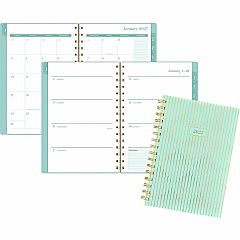Cambridge Glimmer Weekly/Monthly Planner Monthly, Weekly - 12 Month - January 2027 to December 2027 - 5 1/2" x 8 1/2" Sheet Size - Twin Wire - Poly Cover - 1 Each (1843200) Cambridge Glimmer Weekly/Monthly Planner Monthly, Weekly - 12 Month - January 2027 to December 2027 - 5 1/2" x 8 1/2" Sheet Size - Twin Wire - Poly Cover - 1 Each (1843200)