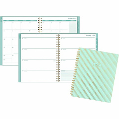 Cambridge Glimmer Weekly/Monthly Planner Monthly, Weekly - 12 Month - January 2027 to December 2027 - Letter - 8 1/2" x 11" Sheet Size - Twin Wire - Poly Cover - 1 Each (1843905) Cambridge Glimmer Weekly/Monthly Planner Monthly, Weekly - 12 Month - January 2027 to December 2027 - Letter - 8 1/2" x 11" Sheet Size - Twin Wire - Poly Cover - 1 Each (1843905)