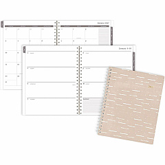 Cambridge Desert Grain Weekly/Monthly Planner Monthly, Weekly - 12 Month - January 2027 to December 2027 - Letter - 8 1/2" x 11" Sheet Size - Twin Wire - Brown Poly Cover - 1 Each (1845905) Cambridge Desert Grain Weekly/Monthly Planner Monthly, Weekly - 12 Month - January 2027 to December 2027 - Letter - 8 1/2" x 11" Sheet Size - Twin Wire - Brown Poly Cover - 1 Each (1845905)
