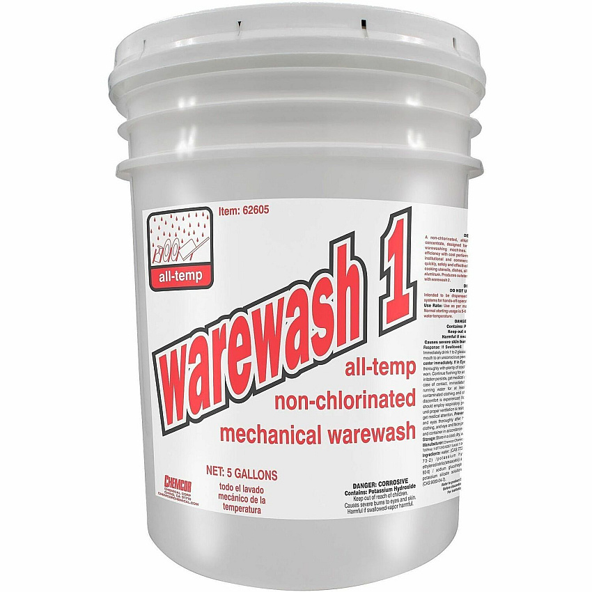 Genuine Joe Institutional Ware Wash For Institutional, Dish, Dishwasher - 640 fl oz (20 quart) - Red - 1 Carton (GJO01308)